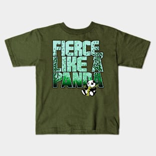 Panda Fierce Kids T-Shirt